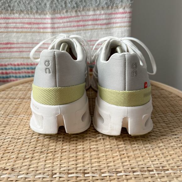 On Cloudeclipse Alloy White Sand Grey Road Running Walking Sneakers Women’s 9.5 - Picture 5 of 8